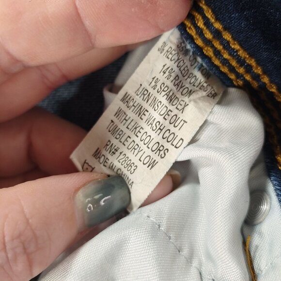 Indigo Rein Women Distressed Skinny Casual Jeans Size 9 W28 L27 Stretch Mid Rise - Picture 9 of 10